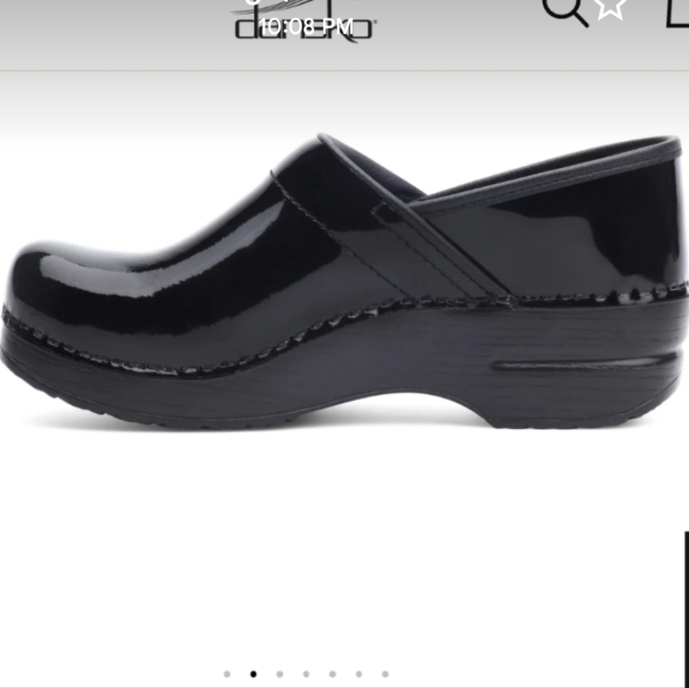 Patent Black Danskos